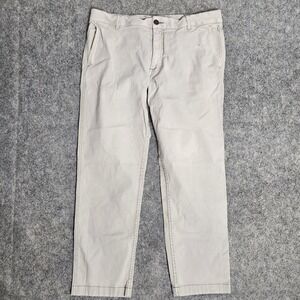 Faherty Movement Pants 34x28 (Measures 35) Beige Straight Leg Stretch Chino